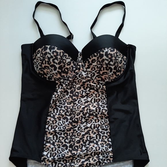 LAST ONE!! Sexy One Piece Swimsuit Leopard Women Plus Size 14 - Picture 5 of 8